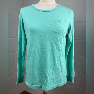 Small green vineyard vines, long sleeve T-shirt

Some peeling